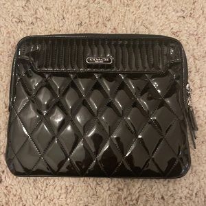Coach iPad or tablet case.